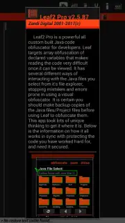Leaf Pro Java Obfuscator скриншот 1