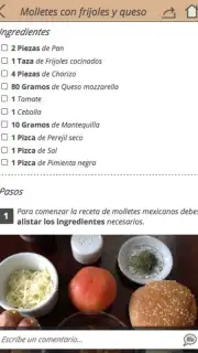 Recetas Mexicanas скриншот 6