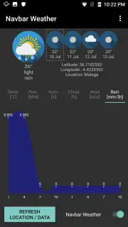 Navbar Weather скриншот 1
