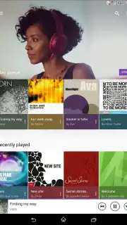 Sony Mobile Music скриншот 1