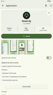 Droid-ify скриншот 13