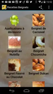 Recettes de Beignets скриншот 5