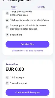 Proton Mail скриншот 14