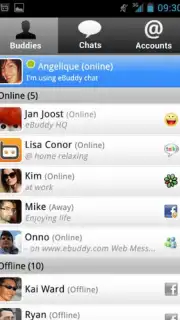 eBuddy Messenger скриншот 3