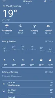 Weather Lite скриншот 1