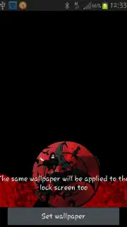 Itachi Live Wallpaper скриншот 7