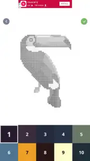 Pixel Art - Color by Number Book скриншот 9