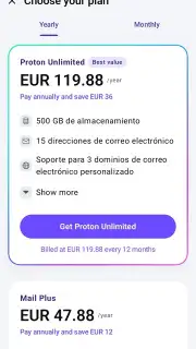 Proton Mail скриншот 10