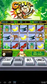 Crazy monkey slot скриншот 2