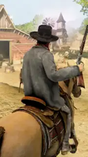 West Cowboy Games Horse Riding скриншот 7