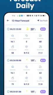 Daily Weather Launcher - Radar скриншот 2