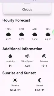 Weather Forecast App скриншот 2