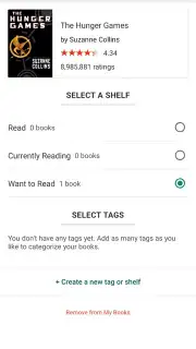 Goodreads скриншот 12