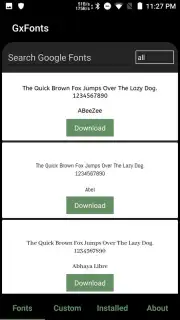GxFonts - Custom fonts for Samsung Galaxy скриншот 4
