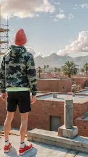 Going Up Jump Parkour Rooftop скриншот 5