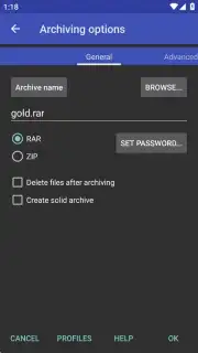 RAR скриншот 1