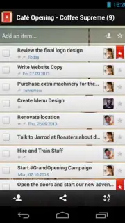 Wunderlist скриншот 2
