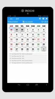 Indonesia Calendar скриншот 1