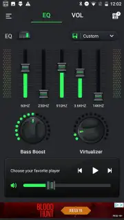 Equalizer & Bass Booster скриншот 2