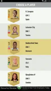 FUT 18 DRAFT скриншот 1