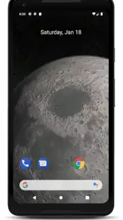Moon 3D Live Wallpaper скриншот 2