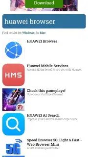 HUAWEI Browser скриншот 3