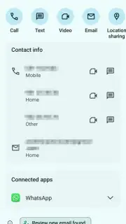 Google Contacts скриншот 2