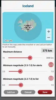 AllQuakes скриншот 7