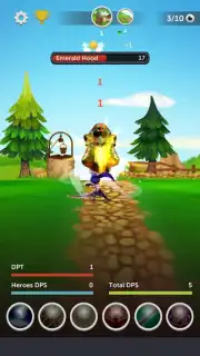 Taps and Dragons - Idle Heroes скриншот 1